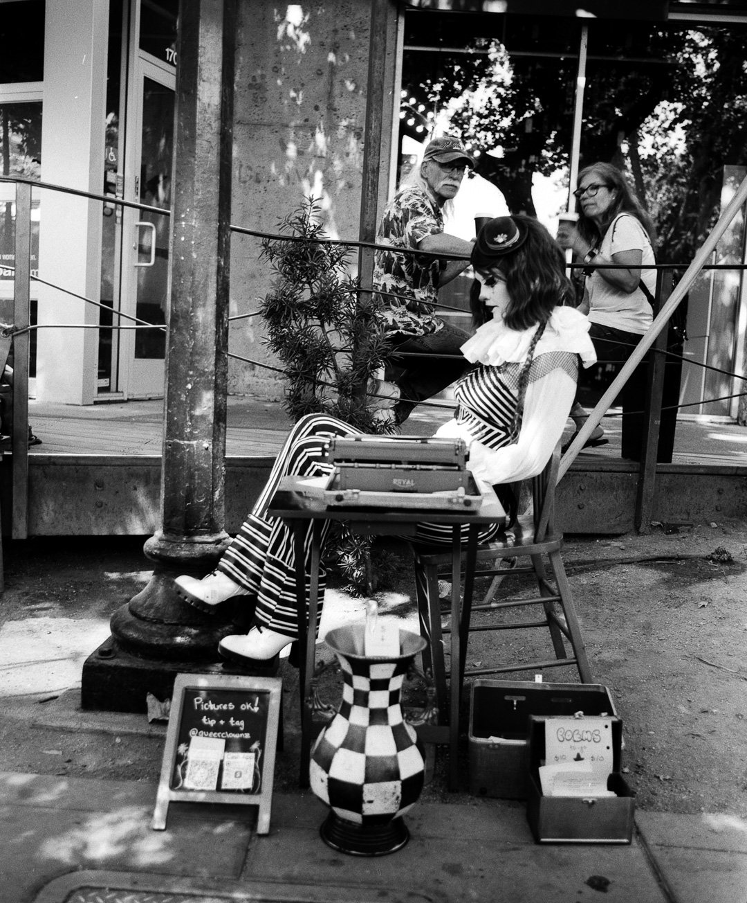 Farmer's Market Poet Clown