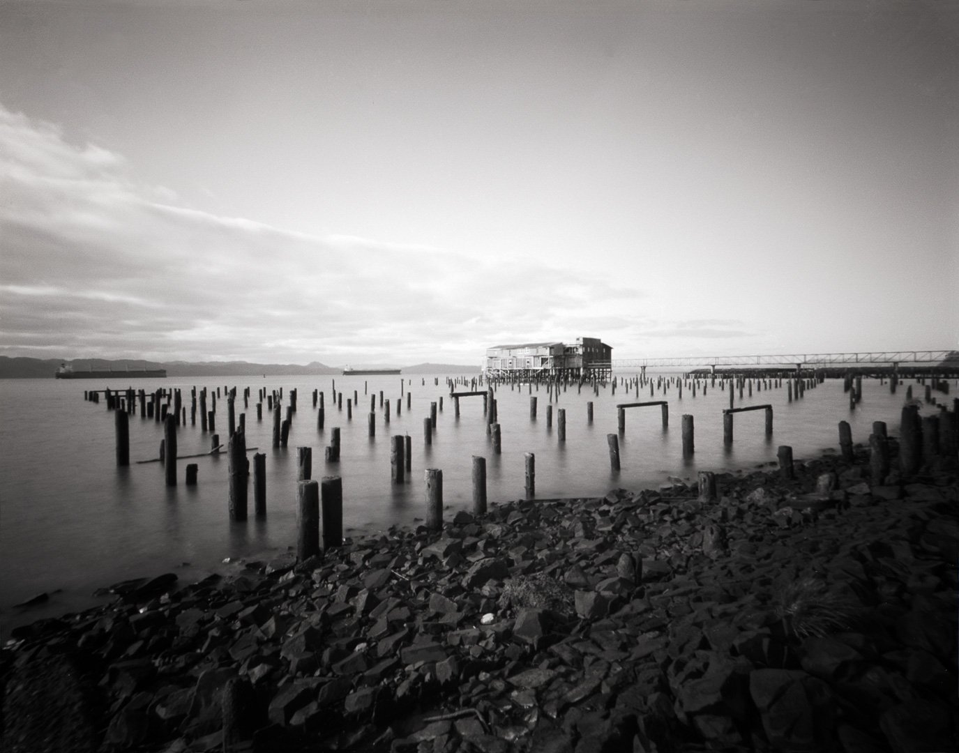 The Mighty Columbia through a pinhole